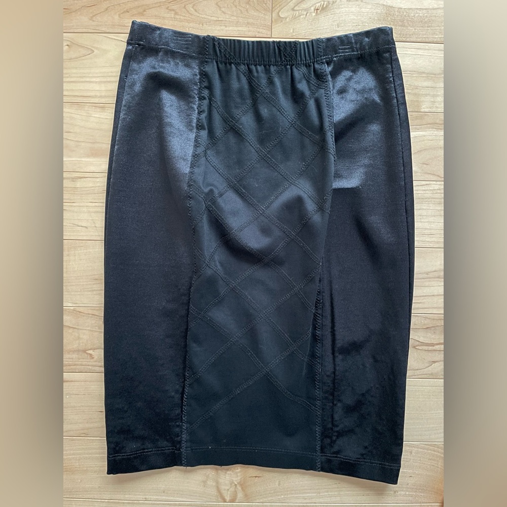 Betsey Johnson Black Stretch Pencil Skirt